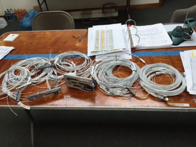 Cockpit avionics wiring 50% complete April 2015.JPG