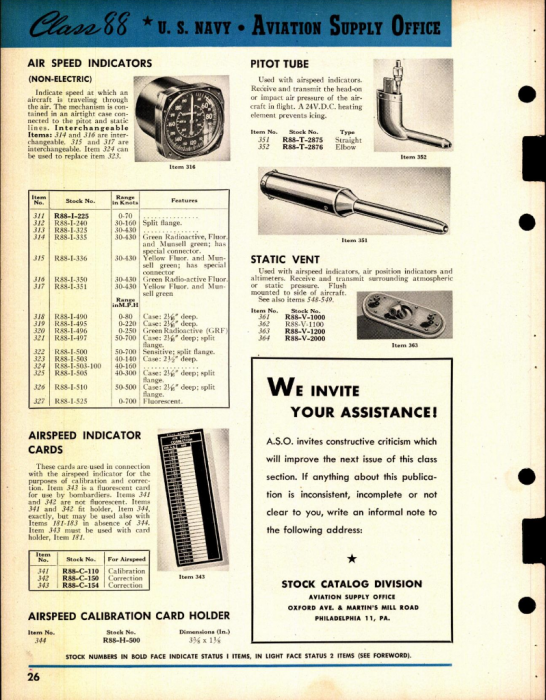 Aviation Supply Office Catalog, Section 8801, Page 26.png